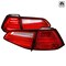 Spec-D Tuning 15-Up Volkswagen Golf Mk7 LED Tail Lights Red LT-GLF15RLED-TM - alternate 1